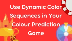 on image text "use dynamic color sequence in your colour prediction game"