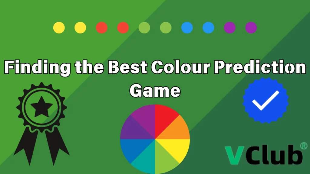 on image text "v club colour prediction app download"