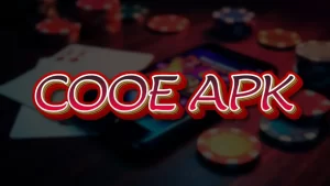 illustration text 'cooe apk'