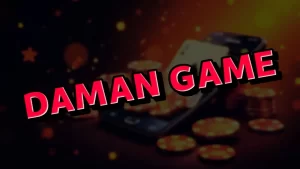 illustration text 'daman game'